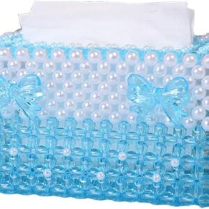 handmade beaded tissue box